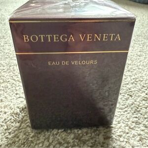Bottega Veneta Dark Brown Box with Gold Lettering